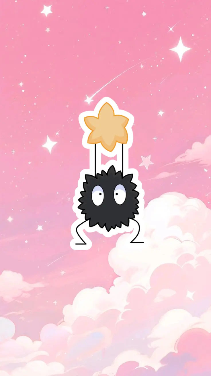 Star-Bound Soot Sprite Vinyl Sticker
